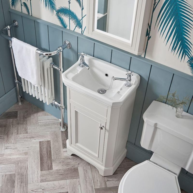 A statement under the stairs traditional bathroom A statement under the stairs traditional bathroom