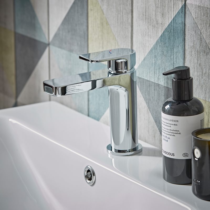 Act Eco Chrome tap hero off lifestyle Act Eco Chrome tap hero off lifestyle