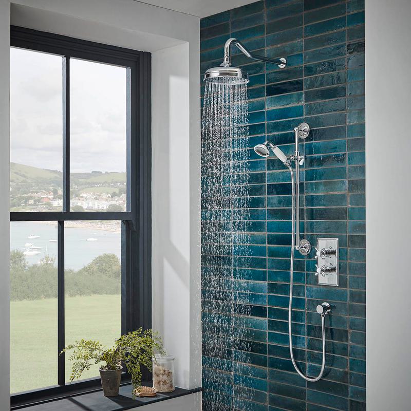 Ashton Concealed Shower System Water On Lifestyle