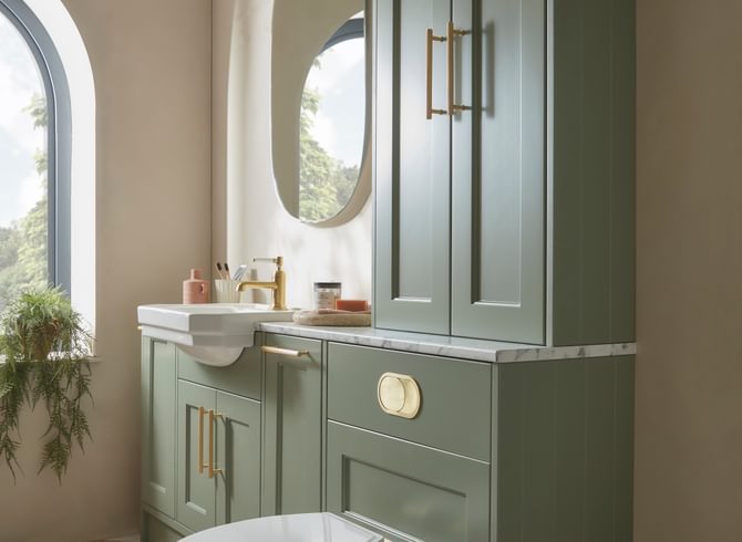 Burford Run Sage Green lifestyle angled Burford Run Sage Green lifestyle angled