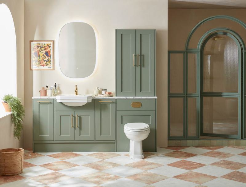 Burford Sage Green Get the Look Fitted Furniture Hotspot Image 3