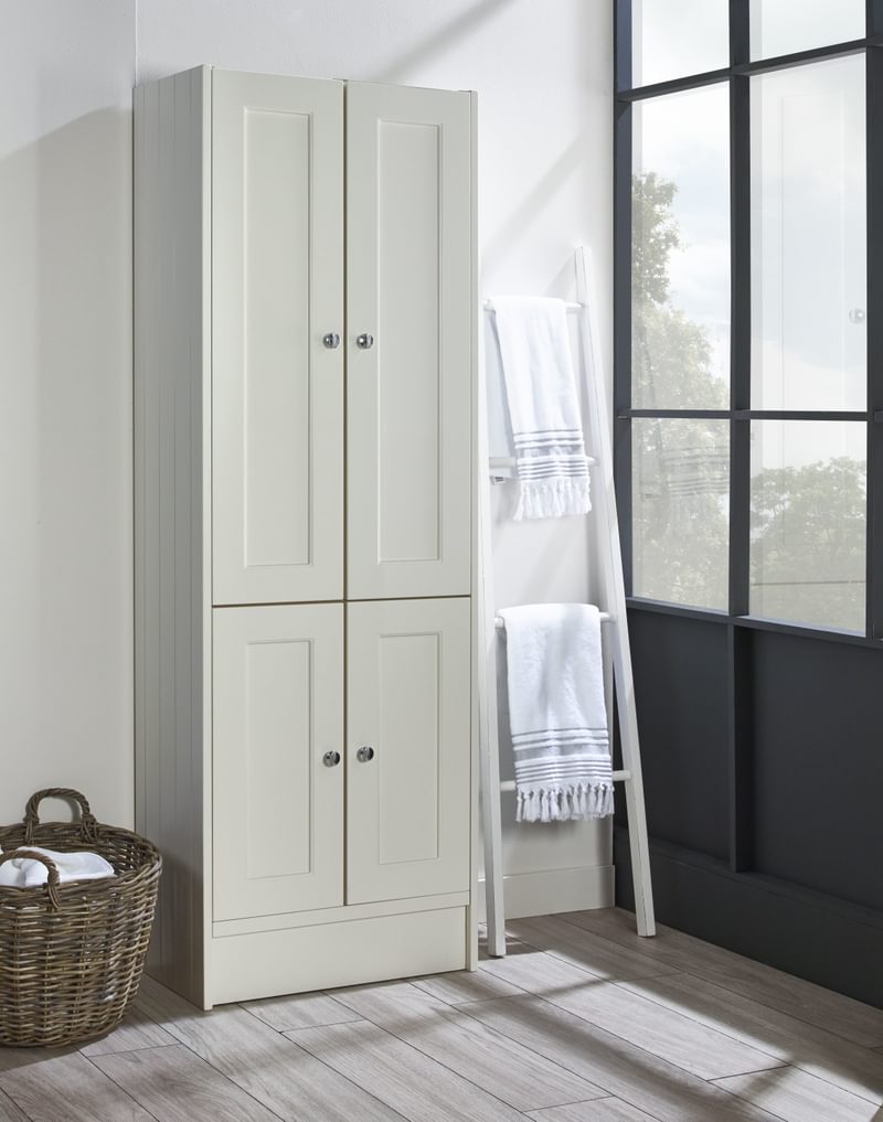 Burford chalk white storage unit lifestyle min Burford chalk white storage unit lifestyle min