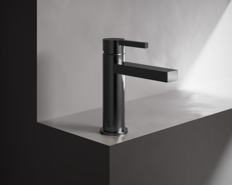 Cohort Cross Gunmetal Basin Mixer Tap Lifestyle Cohort Cross Gunmetal Basin Mixer Tap Lifestyle