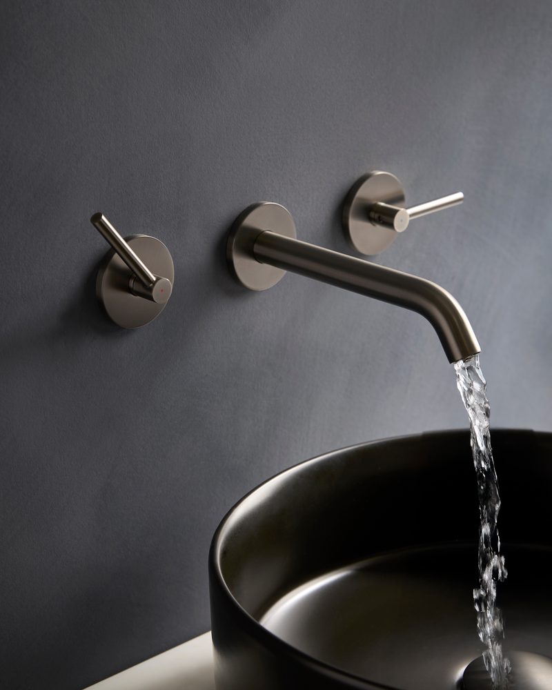 Cohort Lever 3 TH Wall Mounted Gun Metal Lifestyle 2 Cohort Lever 3 TH Wall Mounted Gun Metal Lifestyle 2
