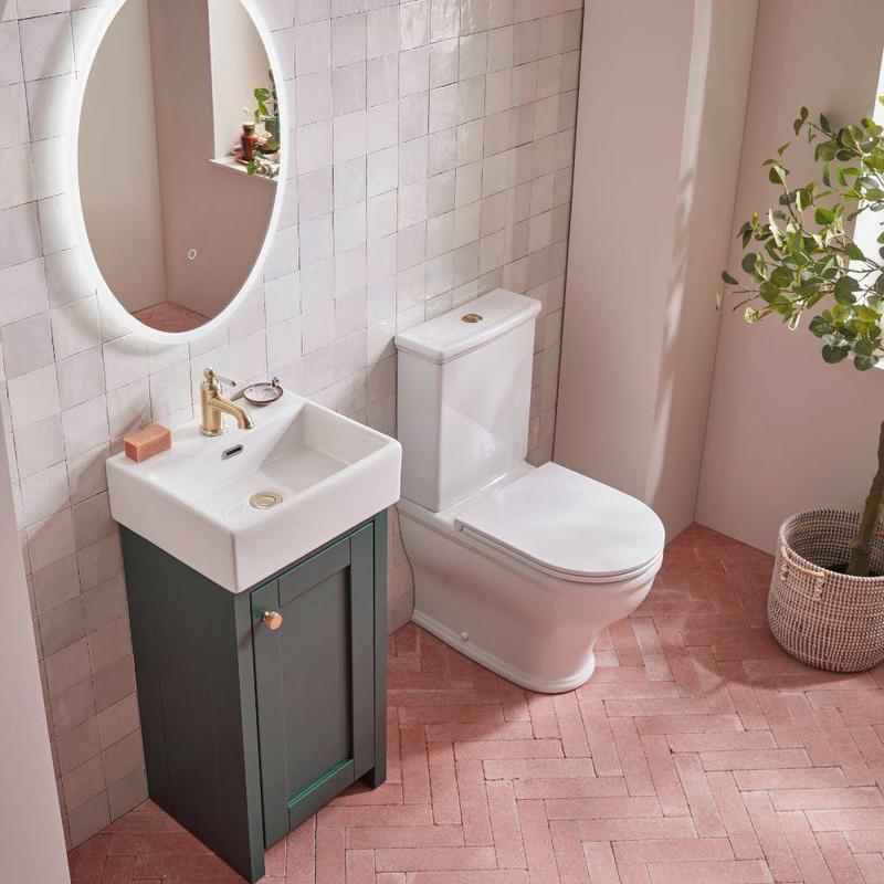 Downstairs toilet ideas A rich heritage inspired restroom