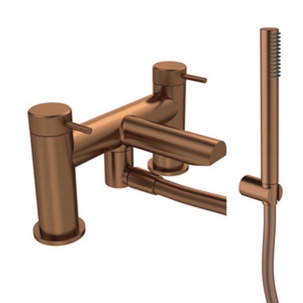 Faber Bath Shower Mixer Brushed Bronze 1102669 Faber Bath Shower Mixer Brushed Bronze 1102669