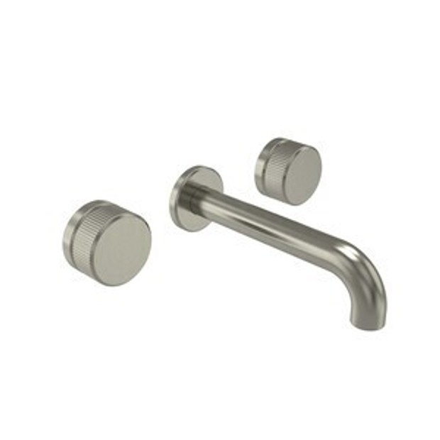 Faber Wall Mounted Bath Basin Mixer Brushed Nickel 1102546 Faber Wall Mounted Bath Basin Mixer Brushed Nickel 1102546