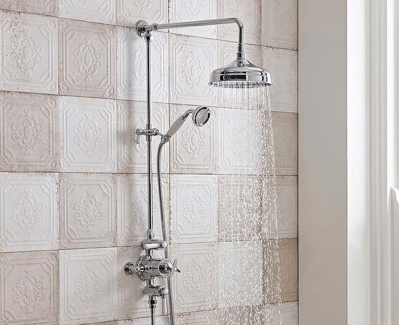 Fairview exposed shower system lifestyle 2