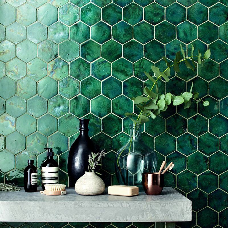 Green bathroom trend for 2022