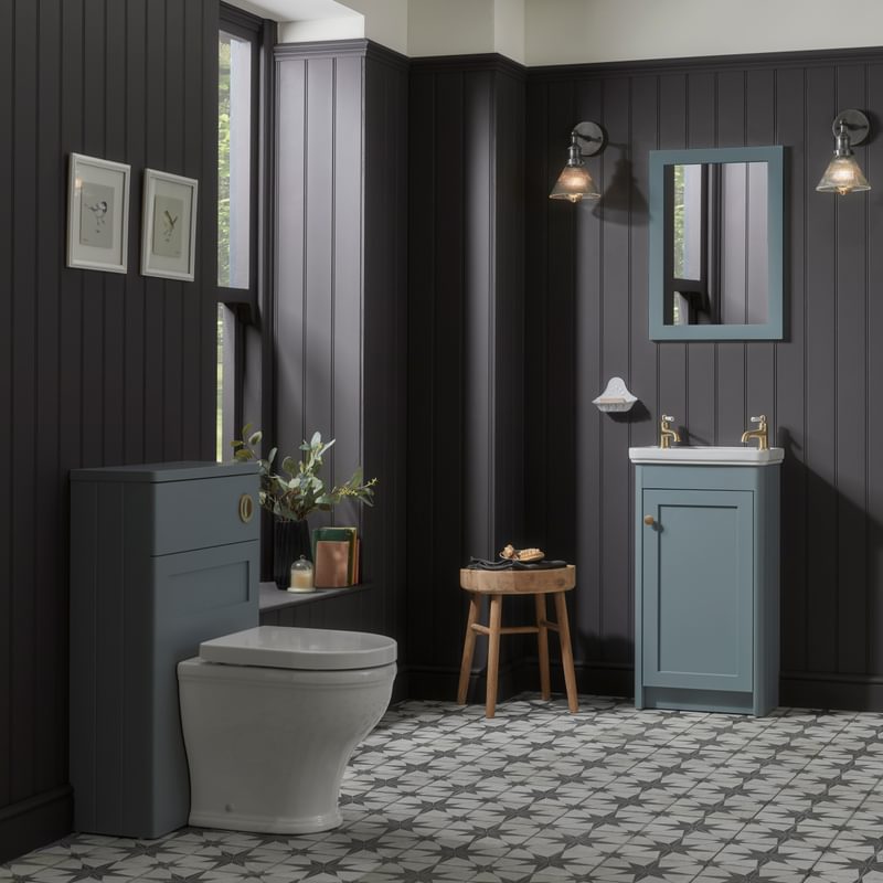 Halcyon Cloakroom Powder Blue Lifestyle Halcyon Cloakroom Powder Blue Lifestyle