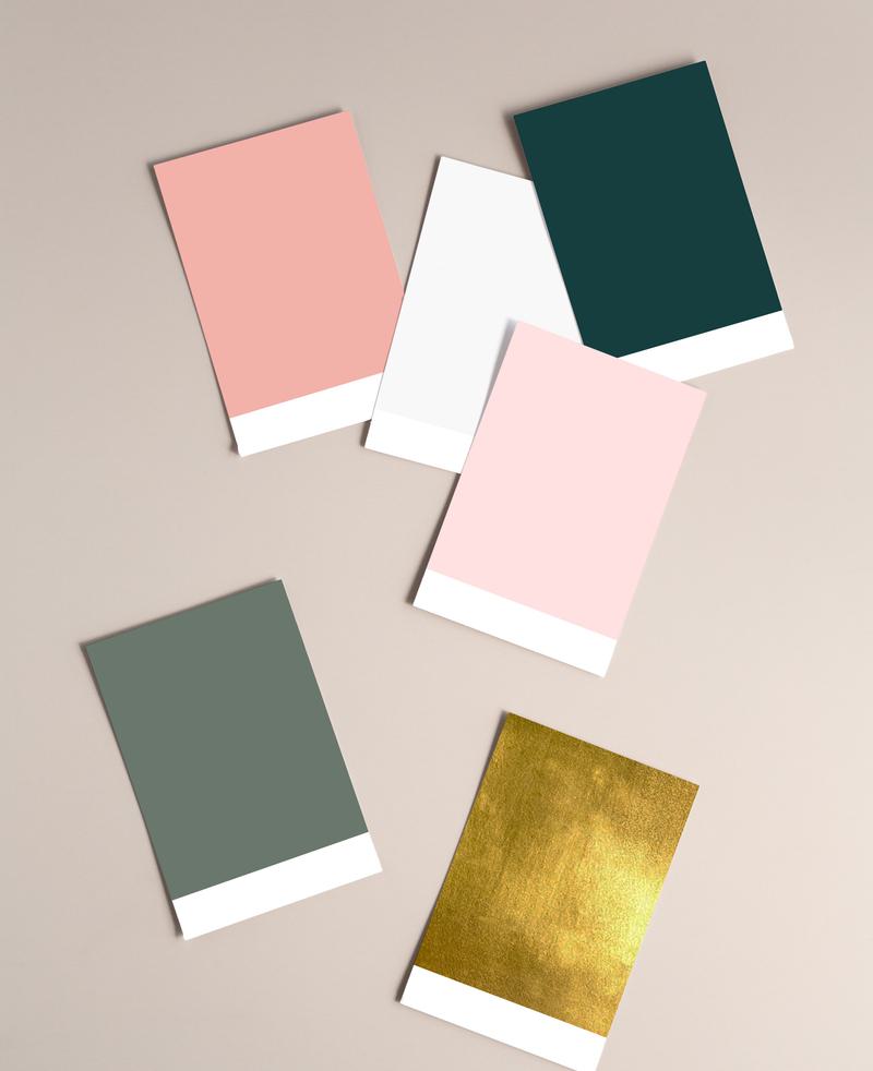 How to add colour to your bathroom paint swatches