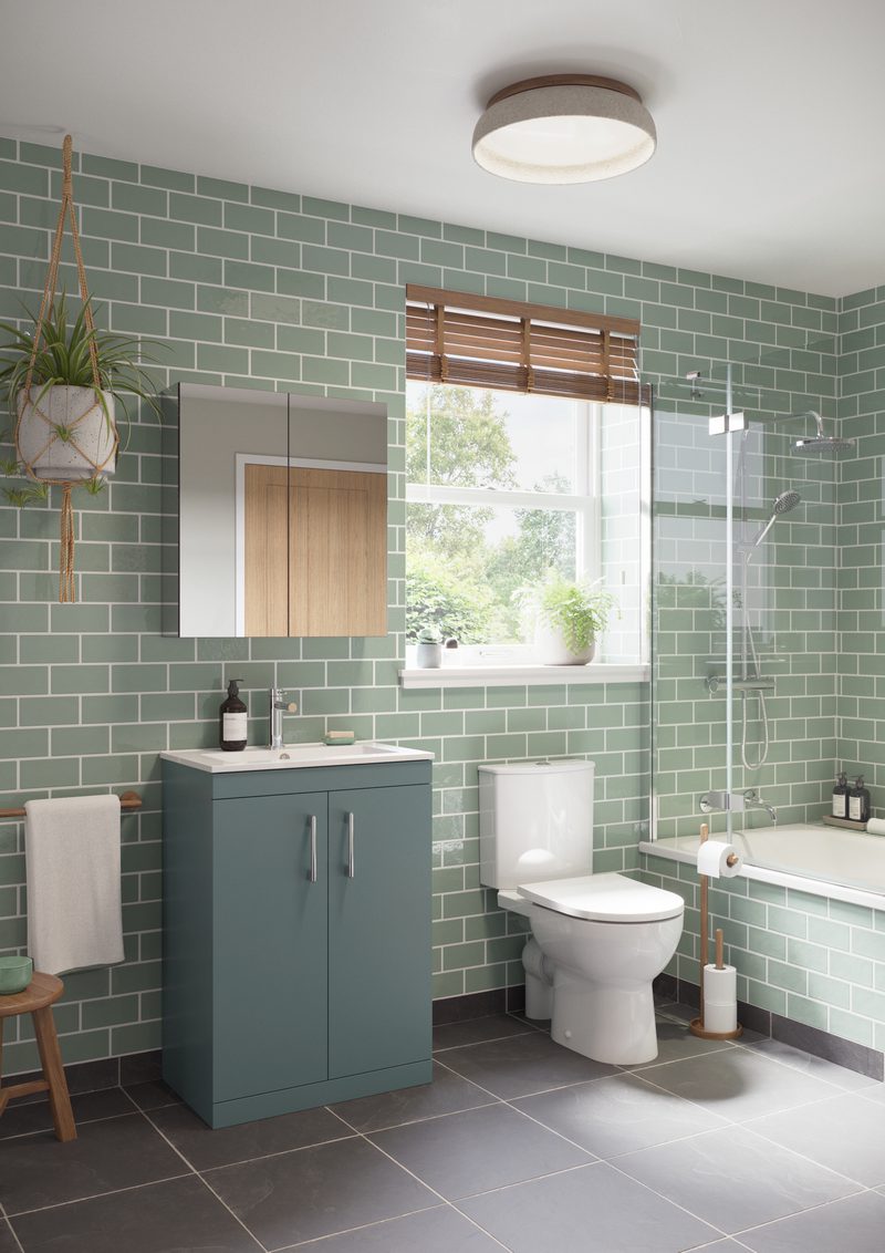 Kew Freestanding Unit Viridian Green Lifestyle Kew Freestanding Unit Viridian Green Lifestyle