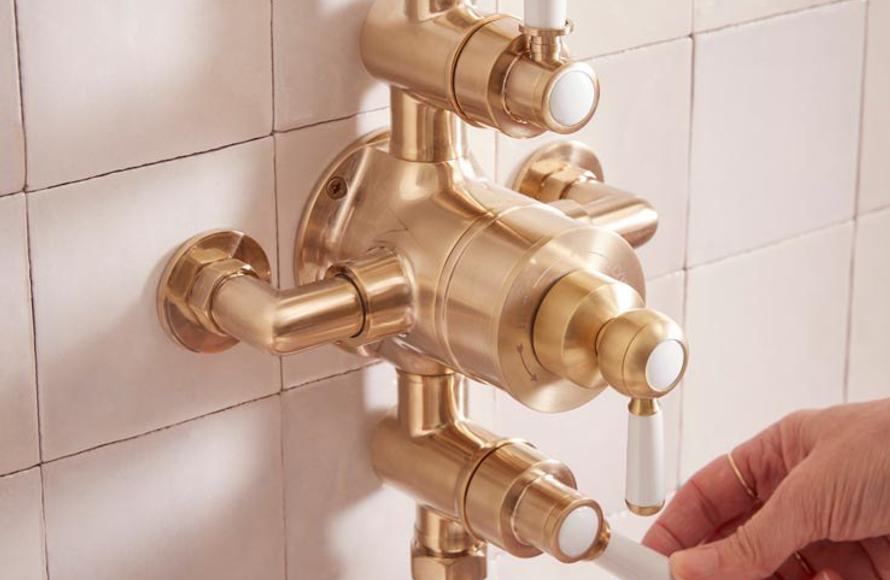 Lansdown Showers exposed valve detail Lifestyle