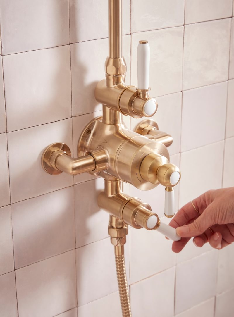 Lansdown Showers exposed valve detail Lifestyle Lansdown Showers exposed valve detail Lifestyle