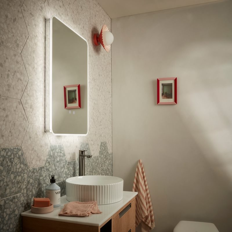 Levitate Rectangular Mirror Detail Levitate Rectangular Mirror Detail
