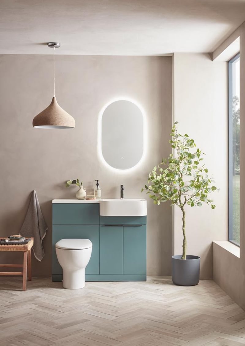 Match 1000mm RH Viridian Green with Beta Pill mirror 4708 Match 1000mm RH Viridian Green with Beta Pill mirror 4708