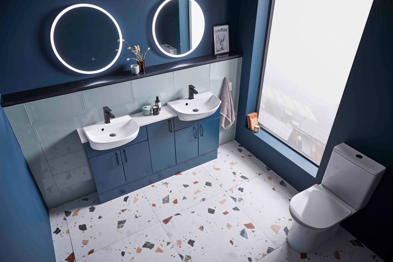 Muse dark blue top down fitted furniture lifestyle Muse dark blue top down fitted furniture lifestyle