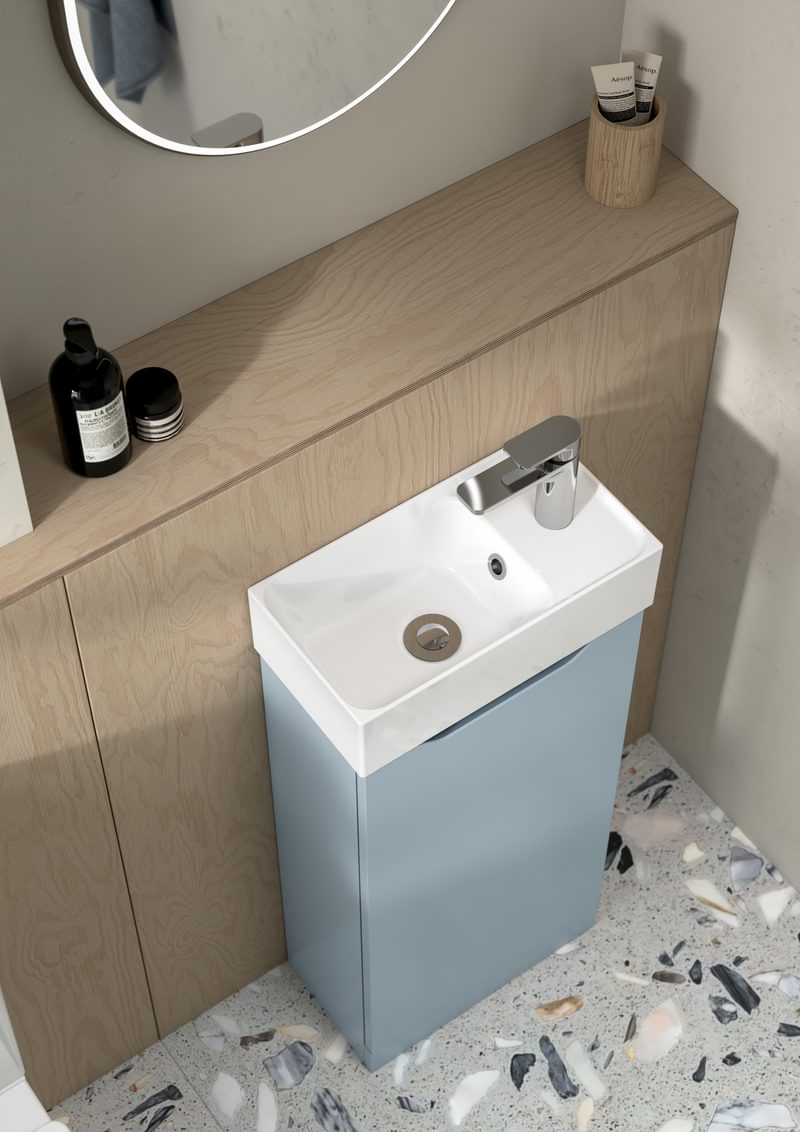 Nimble Cloakroom Lifestyle Mineral Blue Nimble Cloakroom Lifestyle Mineral Blue