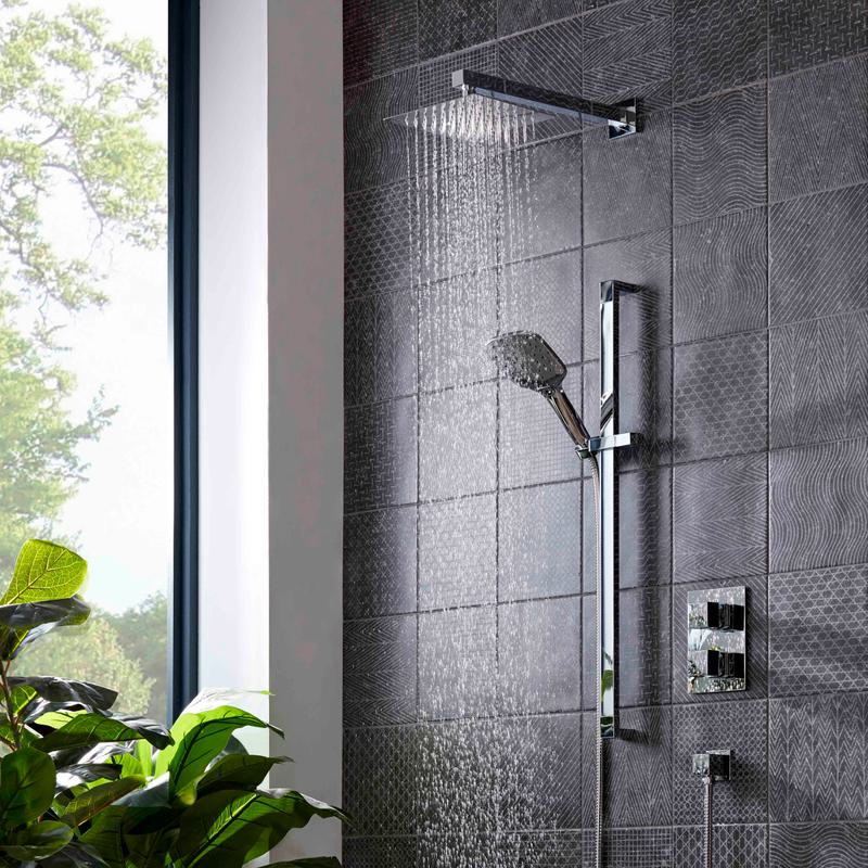 Spirit concealed dual function shower water on lifestyle