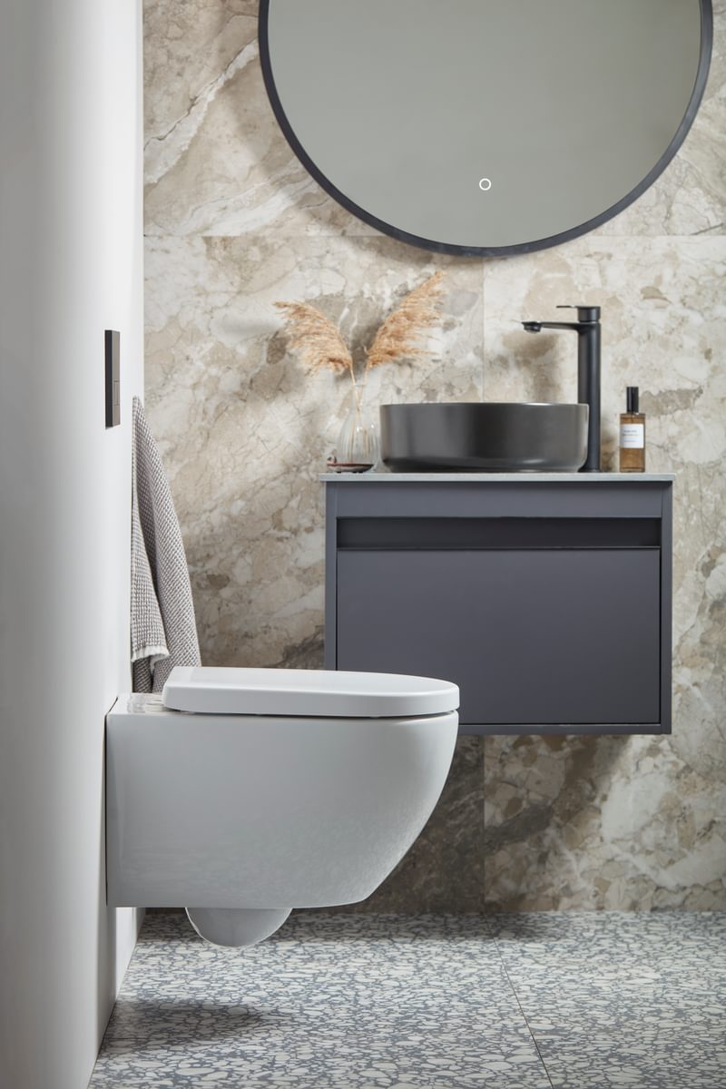 Status Anthractite WH Pan Detail Status Anthractite WH Pan Detail