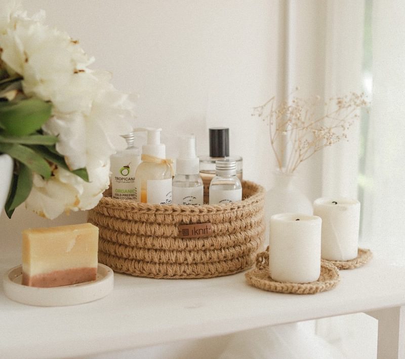 Storage basket Round jute basket for home decor and storage Etsy Storage basket Round jute basket for home decor and storage Etsy