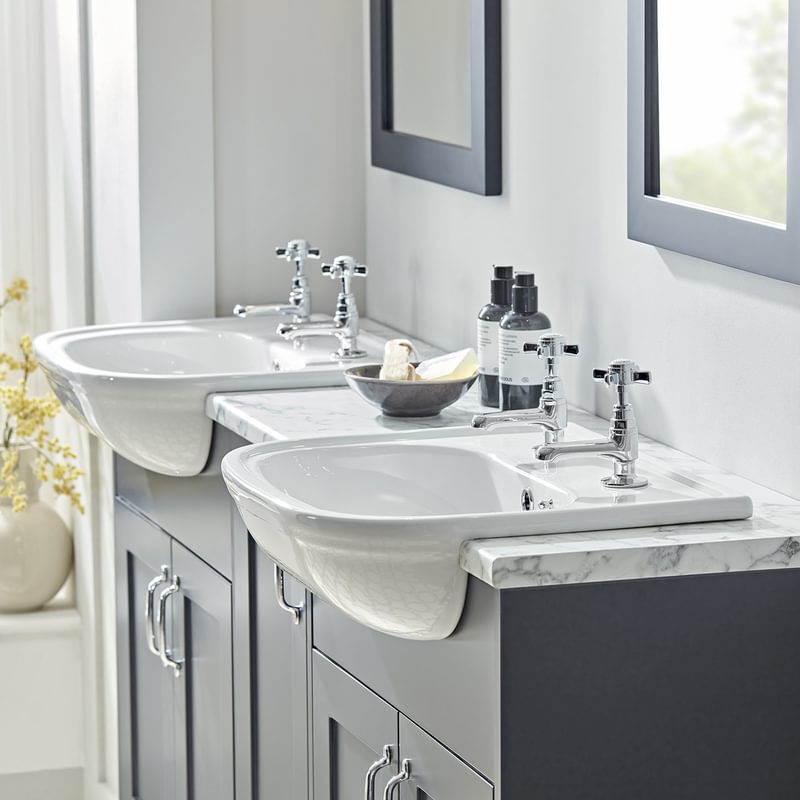 Stow Midnight Grey double basin lifestyle Stow Midnight Grey double basin lifestyle