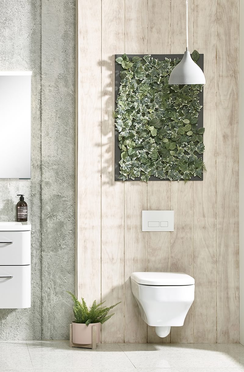System 500 wall mounted unit gloss light grey VIRTUE MIRROR lifestyle System 500 wall mounted unit gloss light grey VIRTUE MIRROR lifestyle