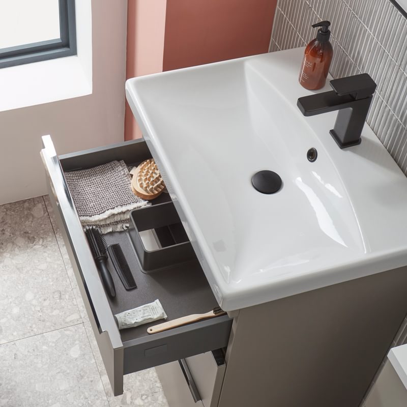 Type 600mm stone grey unit detail Type 600mm stone grey unit detail