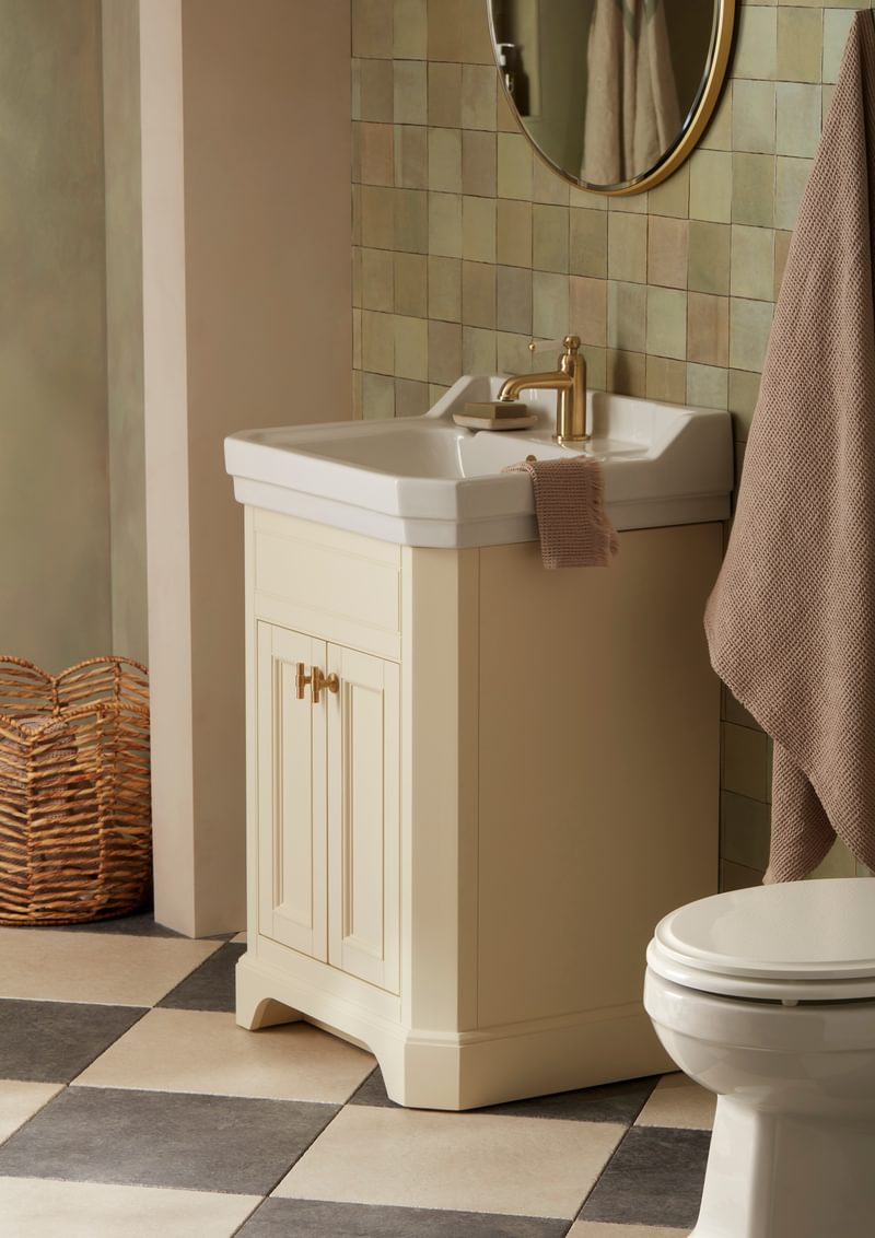 Vitoria 600mm Linen White detail lifestyle Vitoria 600mm Linen White detail lifestyle