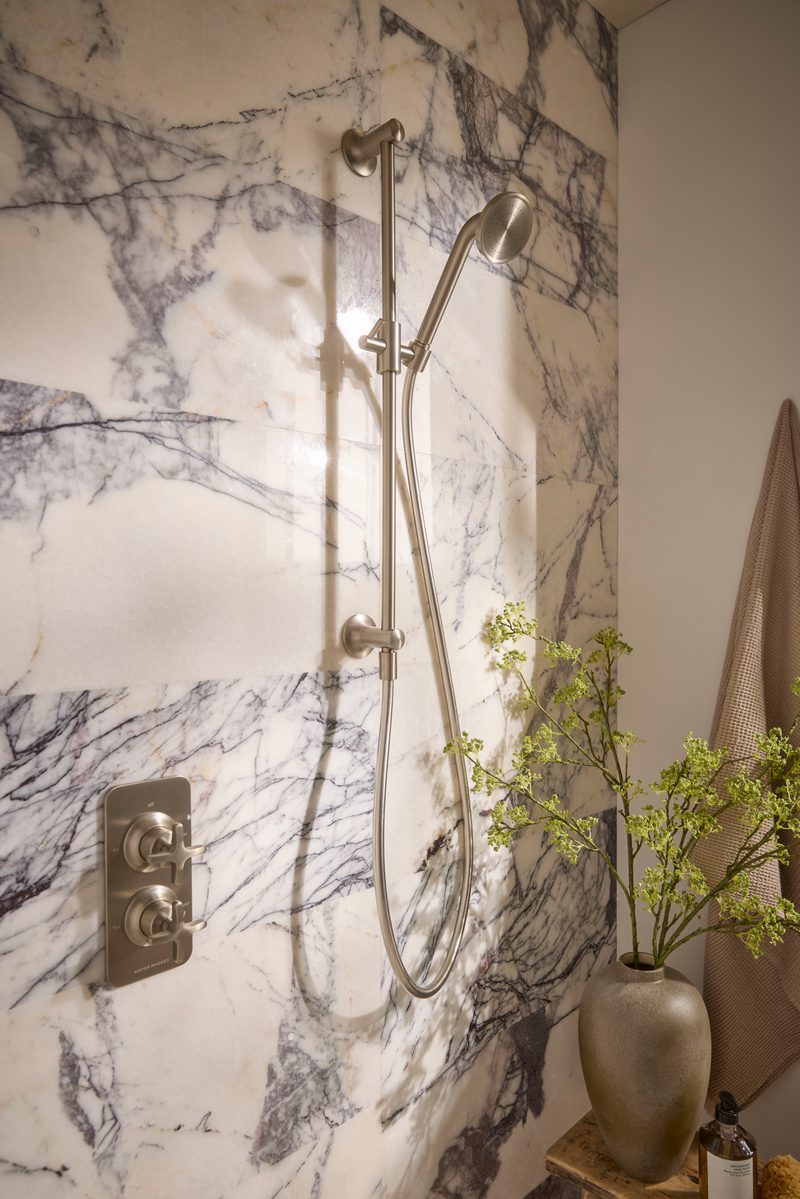 Walcot CONC Shower Nickel Lifestyle 2 Walcot CONC Shower Nickel Lifestyle 2