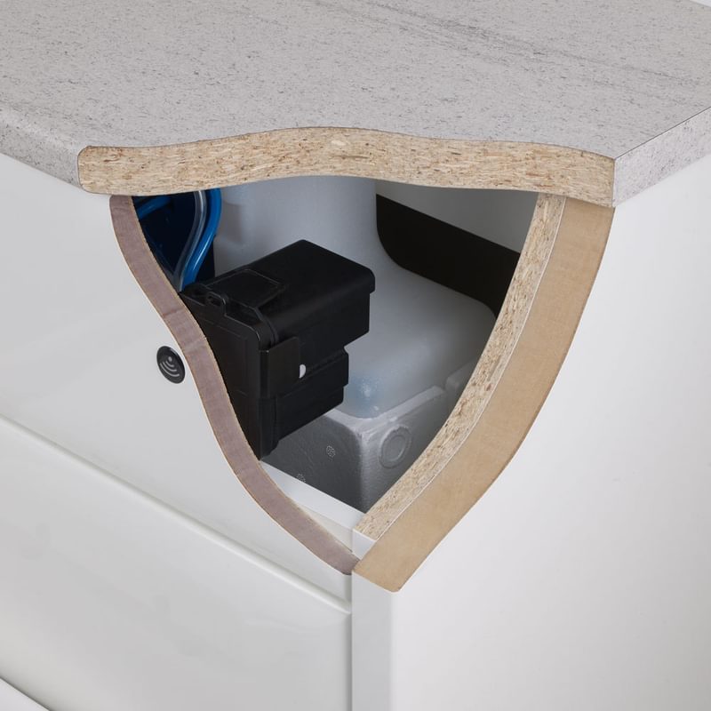 Contactless flush lifestyle cutaway Contactless flush lifestyle cutaway