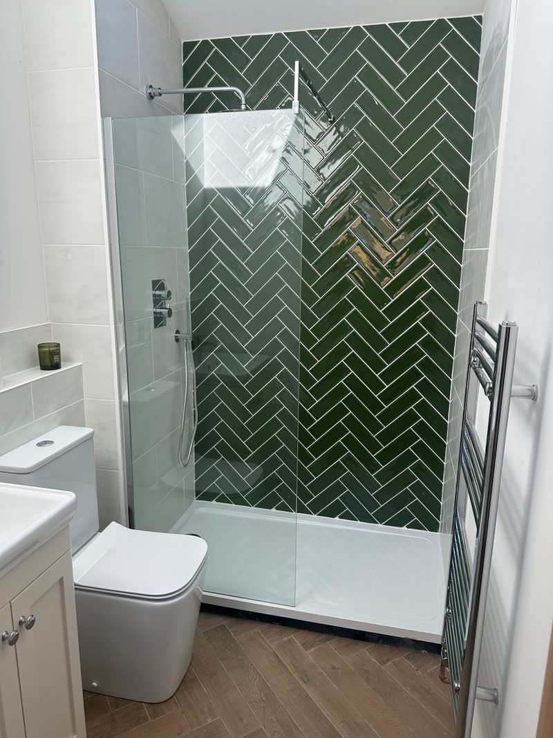 Architect & I Green Bathroom Tiles Architect & I Green Bathroom Tiles