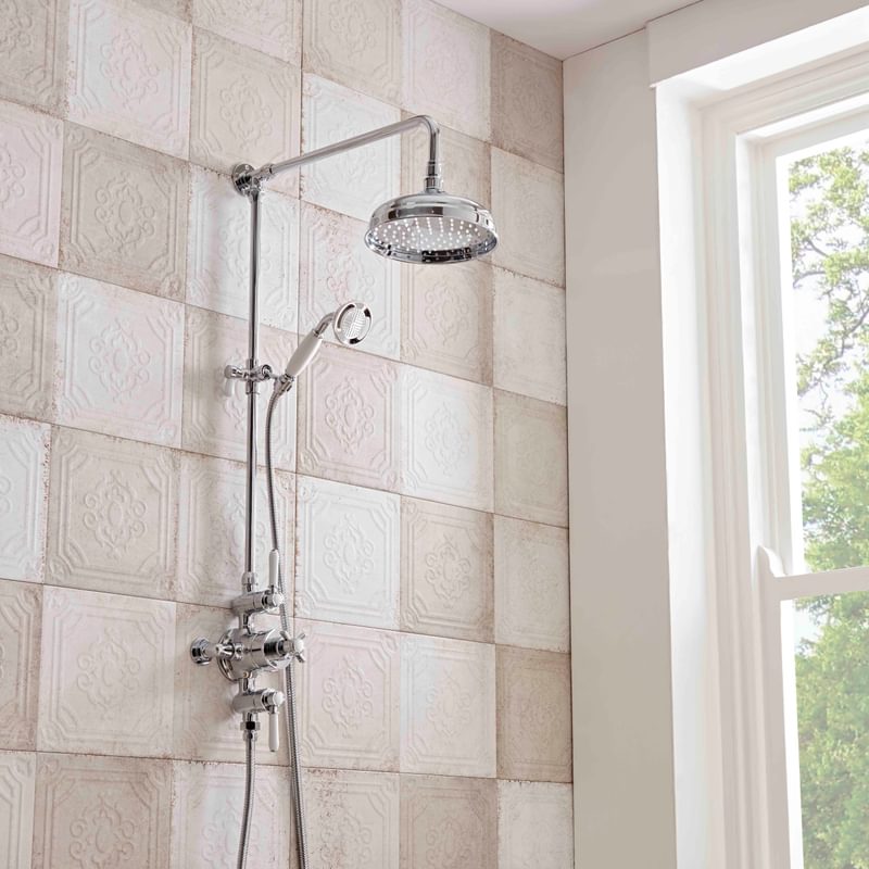 Regatta exposed dual function shower water off lifestyle Regatta exposed dual function shower water off lifestyle