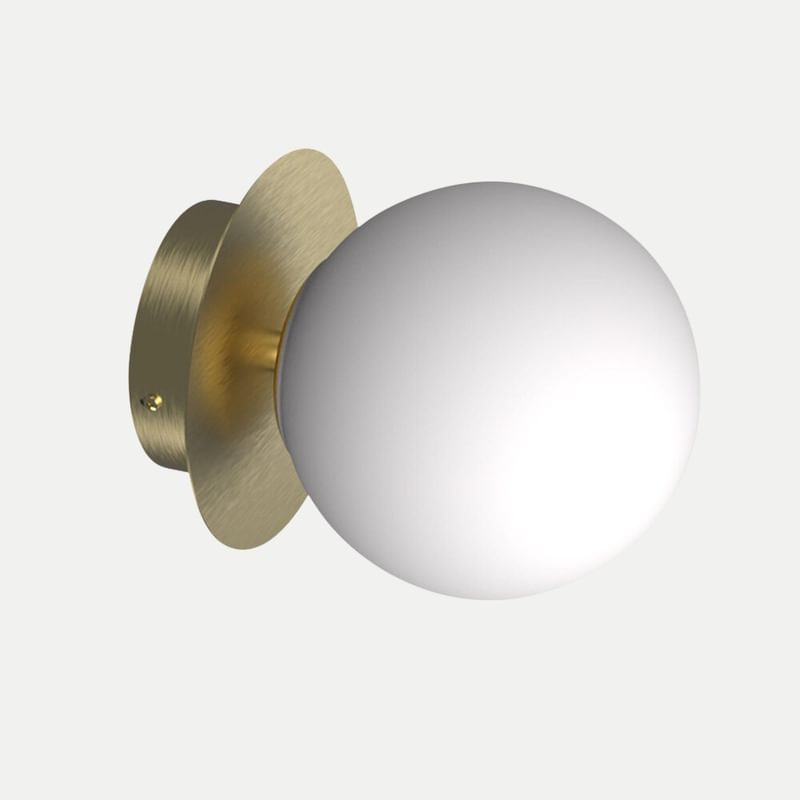 Wall lights globe brass Wall lights globe brass