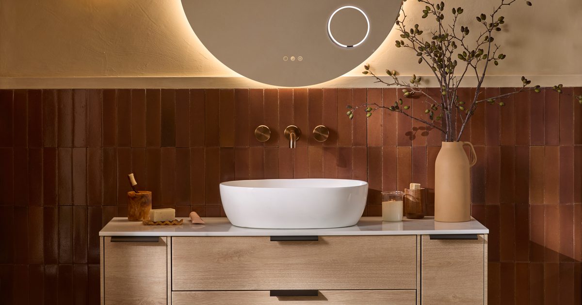 Loop 600 Bathroom Wall Mirror And Vanity Mirror | Roper Rhodes