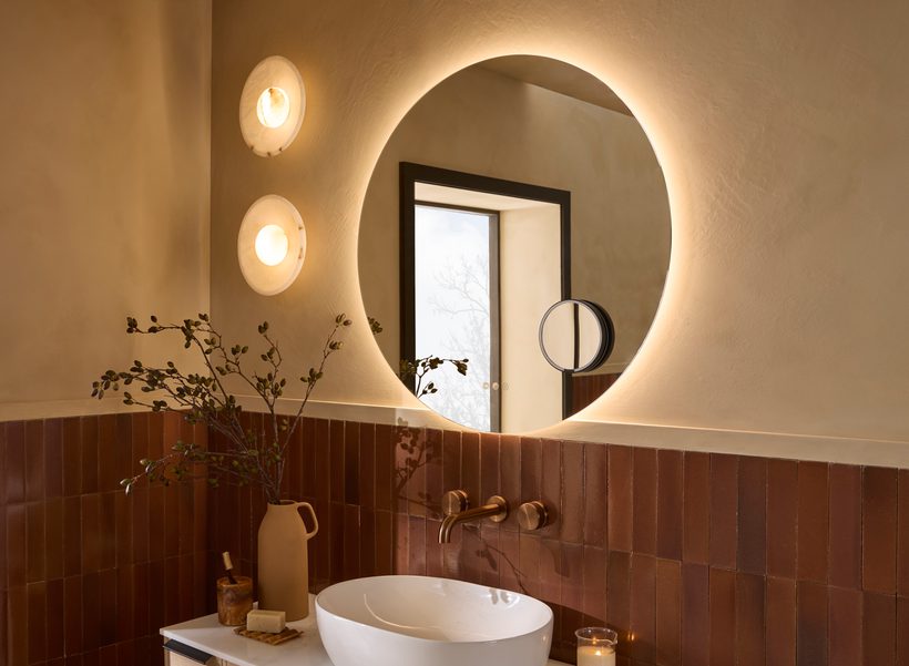 Loop 600 Backlit Bathroom Wall Mirror And Vanity Mirror | Roper Rhodes