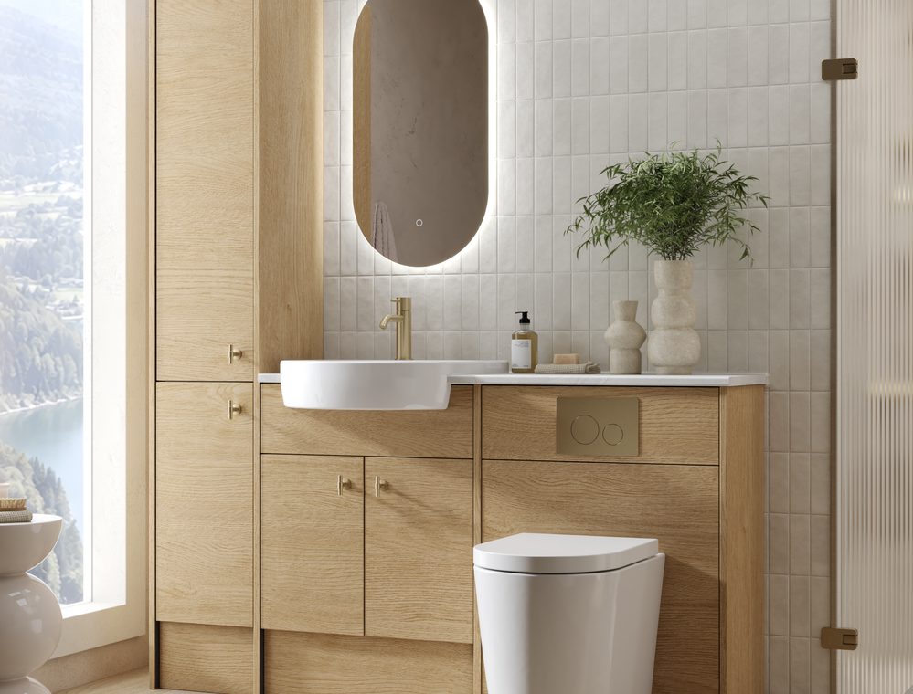 Calm 1200 Fitted Furniture Danish Oak Lifestyle 2