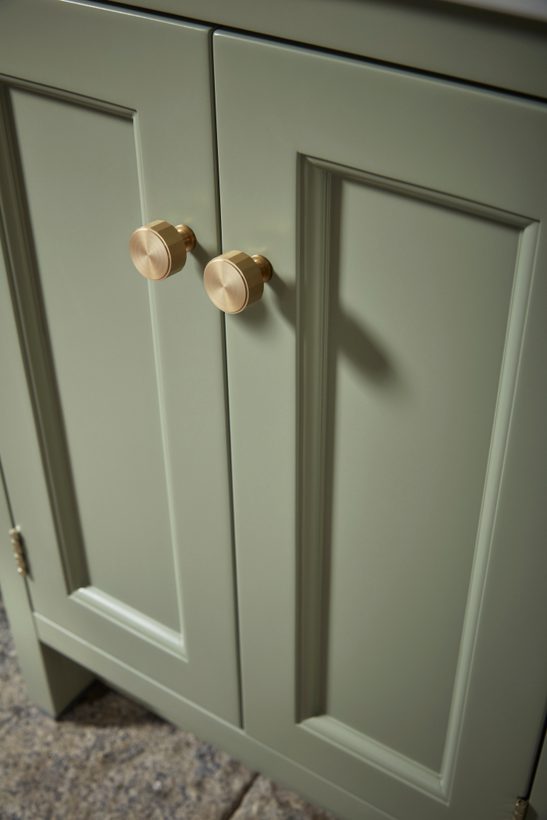 Hampton 600 Roper Rhodes Hampton 600 Undermount Vanity Unit - Matt Sage Green | Roper Rhodes