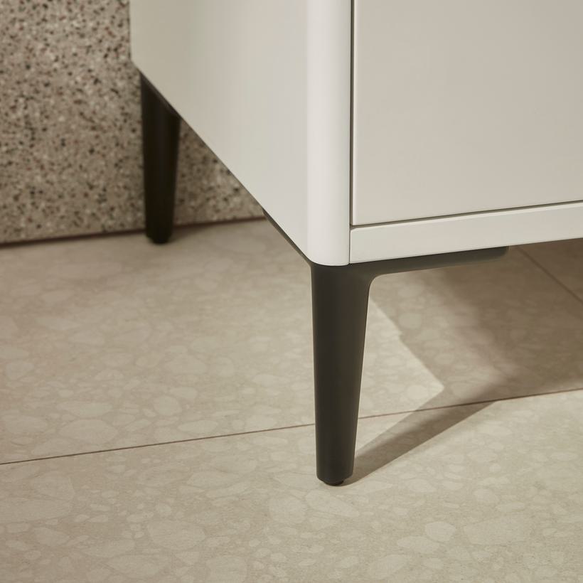 Paragon Matt White Close Up Black Legs Lifestyle Paragon Matt White Close Up Black Legs Lifestyle