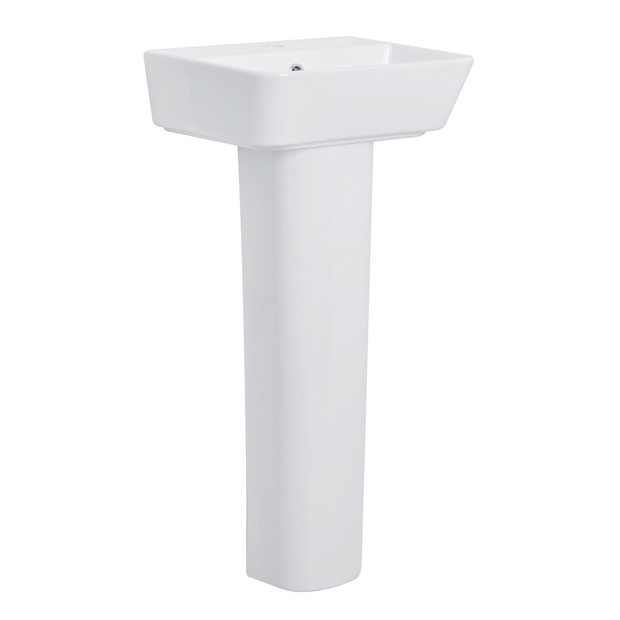 Square Pedestal and 450mm basin SN420 SB SNPED