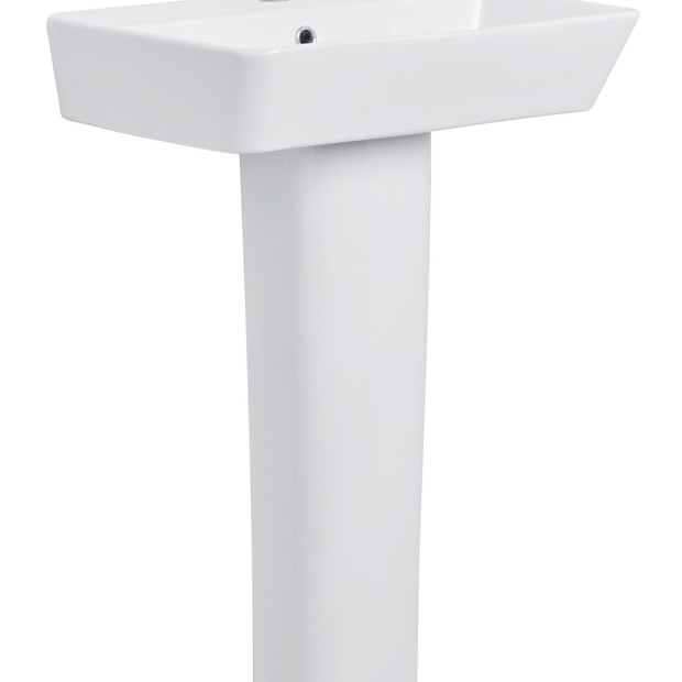 Square Pedestal and 550mm basin SN550 SB SNPED