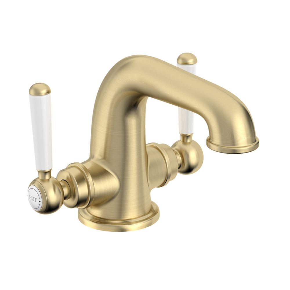 TLD1104 Lansdown Basin Mixer Brass slide image TLD1104 Lansdown Basin Mixer Brass slide image