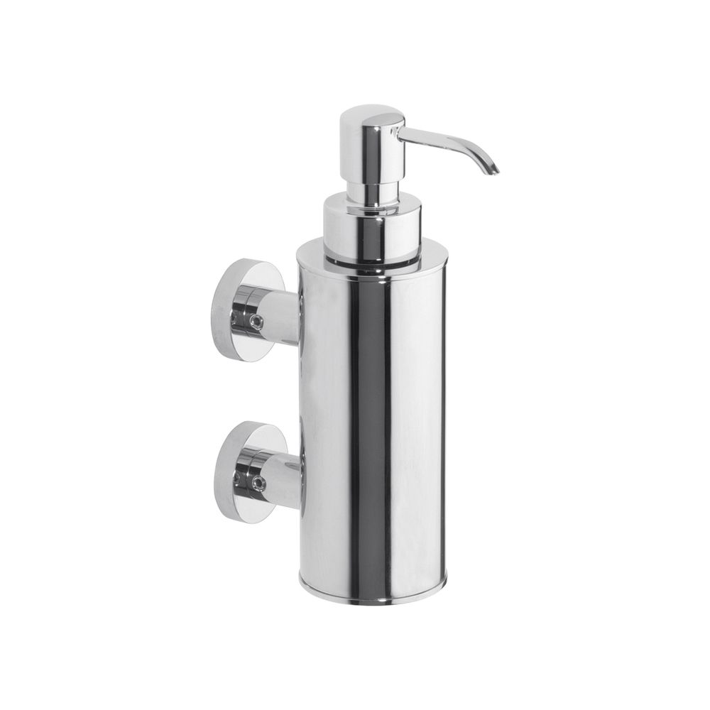 chrome wall mounted pump action soap dispenser slide image