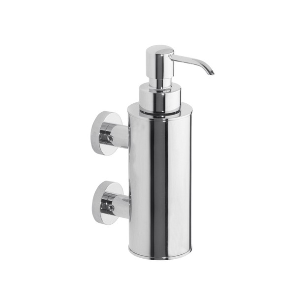 chrome wall mounted pump action soap dispenser