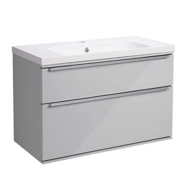 double drawer modern bathroom unit