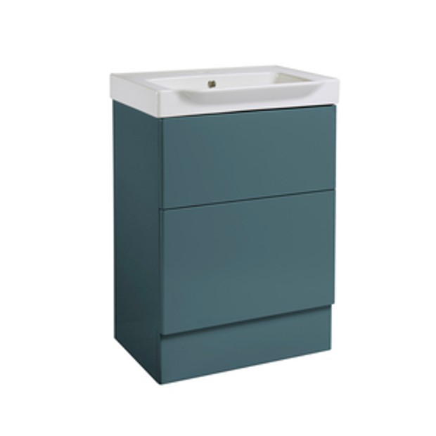Academy 600 Freestanding Basin Unit Matt Derwent Blue 1083782 Academy 600 Freestanding Basin Unit Matt Derwent Blue 1083782