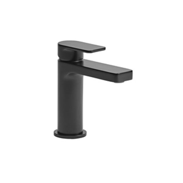 Act Basin Mixer with Click Waste in Black 1034897 Act Basin Mixer with Click Waste in Black 1034897