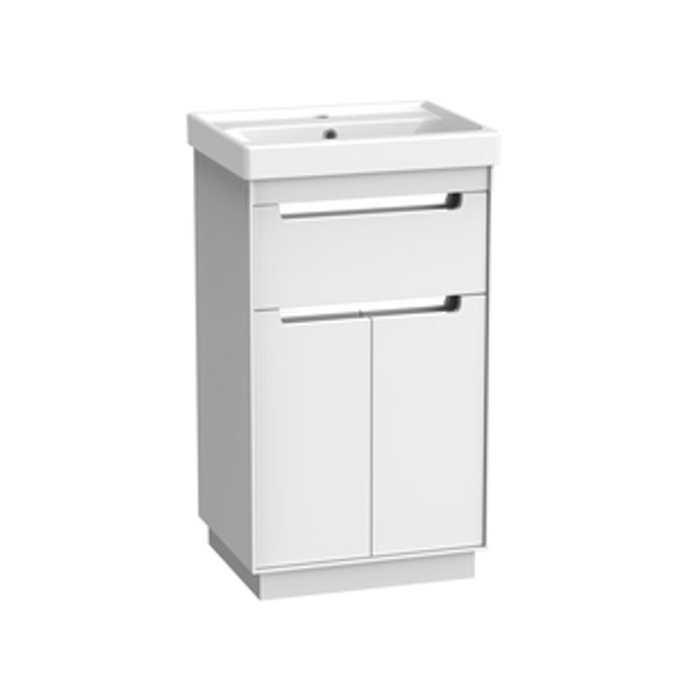 Acumen 500 Freestanding Vanity Unit Gloss White 1065515 Acumen 500 Freestanding Vanity Unit Gloss White 1065515
