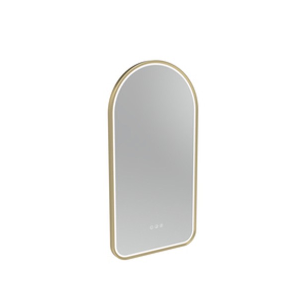 Alderbury 400 Arch Illuminated Mirror Brass 1136201 Alderbury 400 Arch Illuminated Mirror Brass 1136201