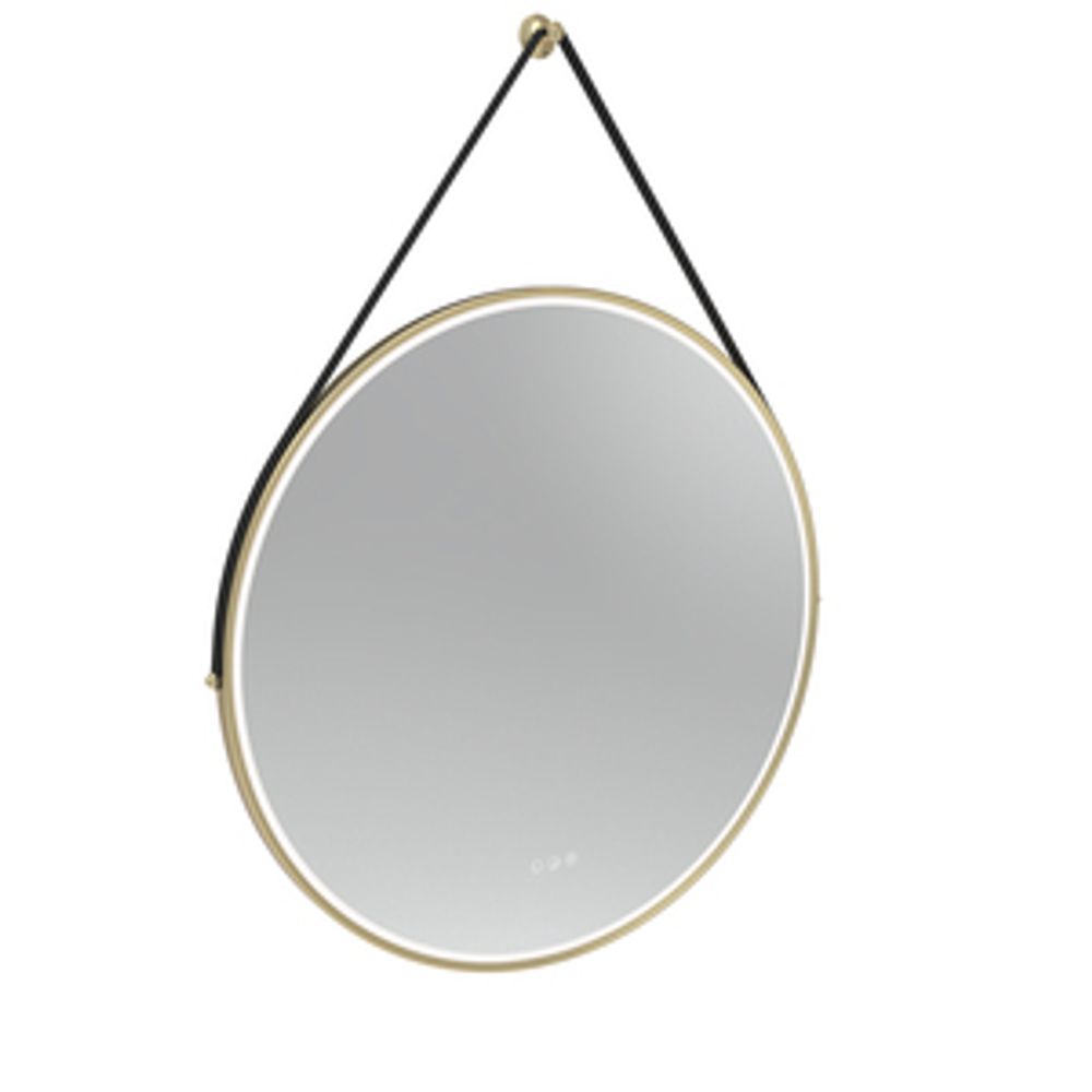 Alderbury 800 Circular Illuminated Mirror Brass W Strap Bl 1136242 slide image Alderbury 800 Circular Illuminated Mirror Brass W Strap Bl 1136242 slide image
